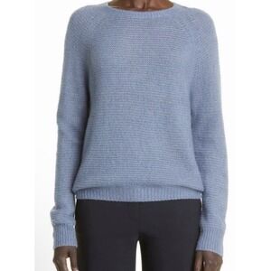 Max Mara - Cashmere And Silk Dark Blue Sweater Size M
